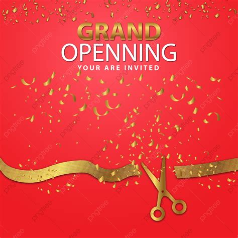 Grand Opening Scissor Png Vector Psd And Clipart With Transparent