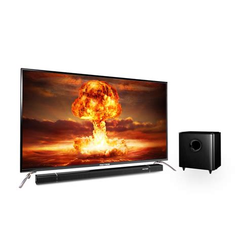 Jual POLYTRON LED TV 32 INCH WITH SOUND BAR 32B1550 HDMI USB PROMO