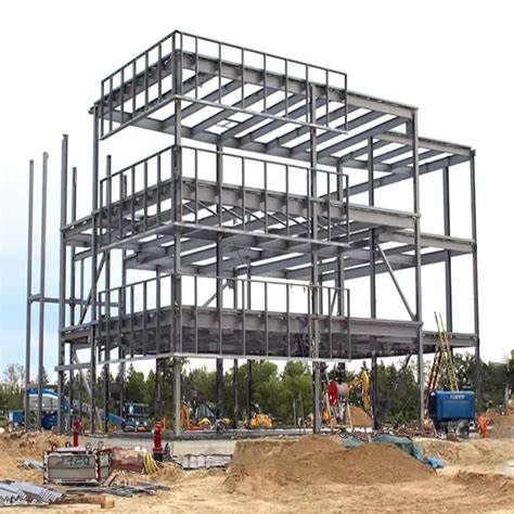 Prefab Steel Frame Structure Fabrication Pre Engineered Metal