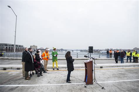 Bay Citys Liberty Bridge Opens To Motorists