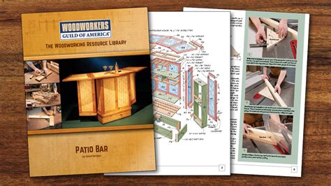 Patio Bar Plan | WoodWorkers Guild of America