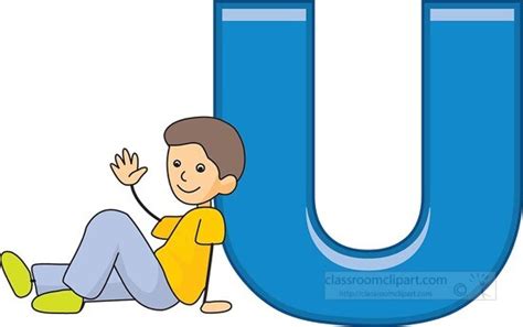 Free Children Alphabet Letter U Clipart Classroom Clipart