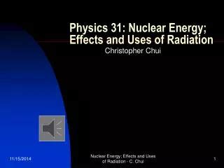 Ppt Physical And Biological Effects Of Nuclear Radiation Powerpoint