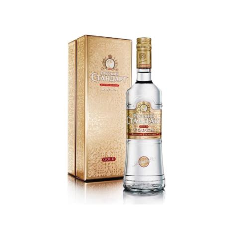 PYCCKNN CTAHDAPT RUSSIAN STANDARD GOLD VODKA Since 1939