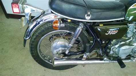 1973 Honda Cb350f Four Cylinder Candy Bacchus Olive