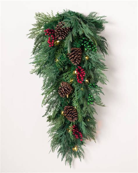 Winter Evergreen Christmas Wreaths And Garlands Balsam Hill