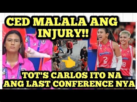 CED DOMINGGO MALALA ANG INJURY TOTS CARLOS ITO NA ANG LAST CONFERENCE