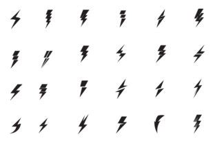 Thunderbolt Lightning Flash Vector Logo Graphic By Alby No Creative