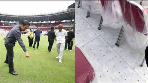 Ini Kondisi Terbaru Rumput Di Stadion GBK Jelang Kualifikasi Piala