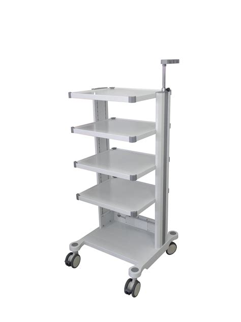 Hospital Portable Aluminium Alloy Medical Emergency Cart Ultrasound