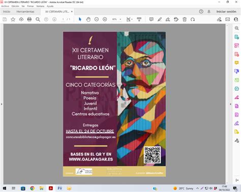 Galapagar Organiza La Xii Edici N Del Certamen Literario Ricardo Le N