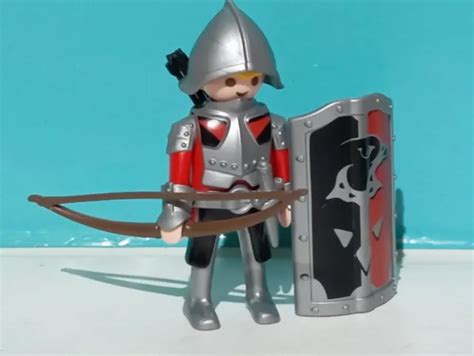 FIGURINE PLAYMOBIL CHEVALIER Médiéval Archer Aigle Chevaliers Médiévaux