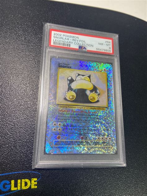 Psa 8 Snorlax 64110 Reverse Foil Legendary Collection 2002 Pokémon