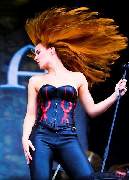 Simone Simons Heavy Metal Girl Metal Girl Gorgeous Redhead