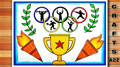 World Olympic Day Drawing | World Olympic Day Poster | Olympic Day ...