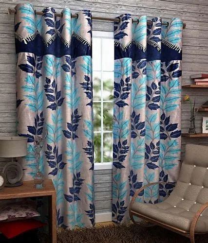 Feet Polyester Leaf Print Window Curtain At Rs Piece In Panipat