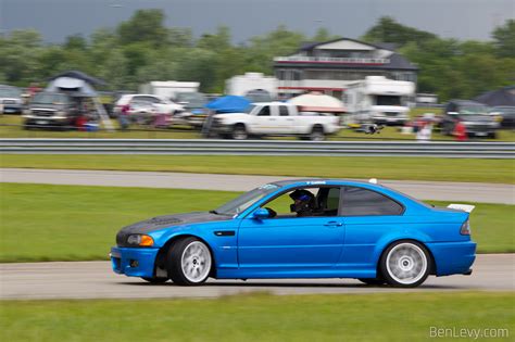 Blue BMW M3 Drifting At Autobahn Country Club BenLevy