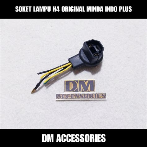 Jual Socket H Soket Fiting Lampu H Motor Mobil Original Minda Indo