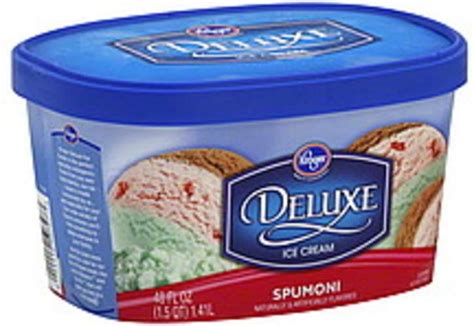 Kroger Spumoni Ice Cream 48 Oz Nutrition Information Innit