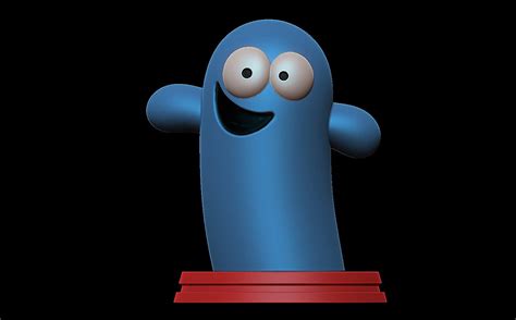 Bloo - Fosters Home For Imaginary Friends Free 3D Model by SillyToys