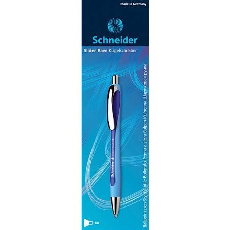 STYLO A BILLE SLIDER RAVE XB SCHNEIDER BLEU