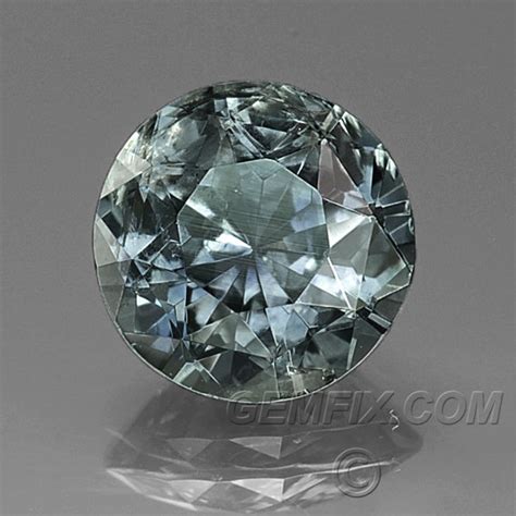 Unheated Green Blue Montana Sapphire Round Roulette Cut Cts