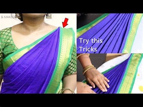 How To Pleat Saree Pallu In Tamil Wearing 2 Different Easy Methods