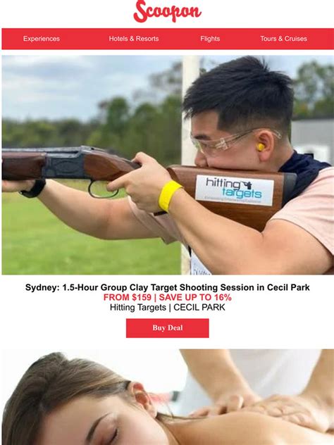 Scoopon Sydney Cecil Park Group Clay Target Shooting Session Milled