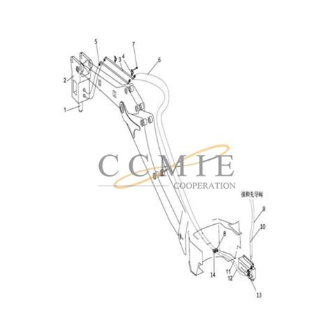 China 819941709 Breaker XCMG WZ30 25 Backhoe Loader Crush System Spare