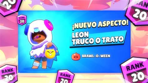 COMPRO la NUEVA SKIN de LEON TRUCO O TRATO subiendo copas con león