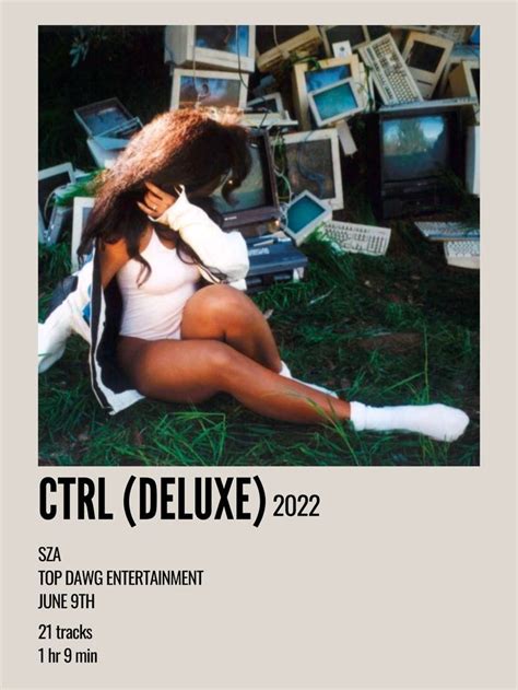 ctrl deluxe sza in 2022 | Minimal aesthetic, Entertaining, Album