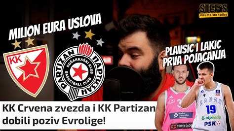 Zvezda I Partizan Dobili Wildcard Za Euroleague Youtube