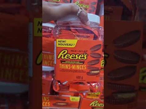 Large Reese S Peanut Butter Cups Thins Tub From Costco Reeses