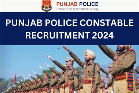 Punjab Police Recruitment Constable Notification Apply Online