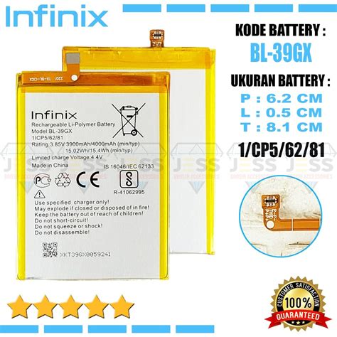 Jual Baterai Infinix Hot S X X B Hot Pro X X B Battery Bl Gx Bl Gx Batre