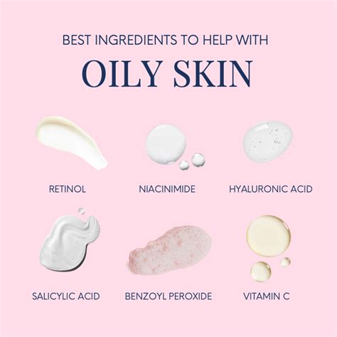 BEST INGREDIENTS TO HELP WITH OILY SKIN in 2024 | Skin care routine ...