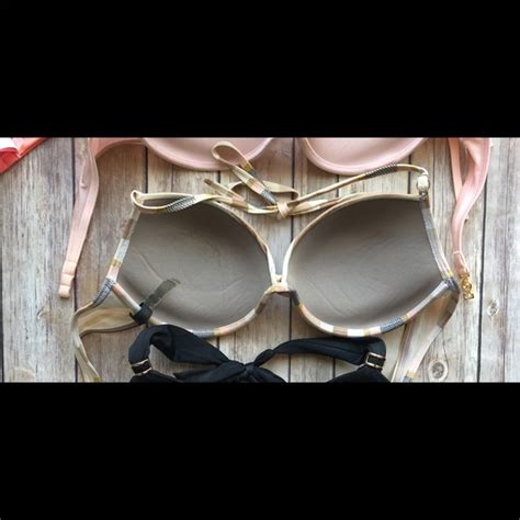 Victoria S Secret Swim Victorias Secret Brown Striped Bikini 36c L Poshmark