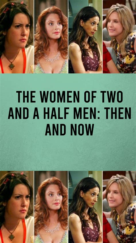 The women of two and a half men then and now – Artofit