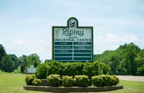 Ripley, Tennessee Industrial Center Editorial Image - Image of south ...