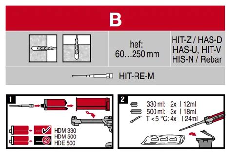 HILTI HIT HY 200 R V3 Injectable Mortar User Manual