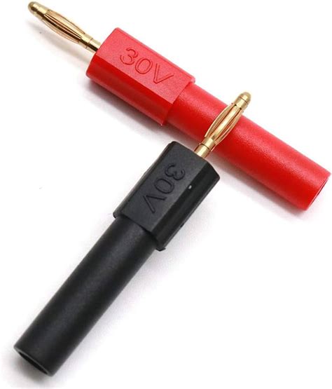 Pcs Gold Plated Mm Male To Mm Female Banana Plug Jack Off