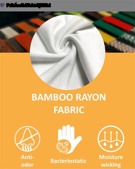 Bamboo Viscose Spandex Wicking Odor Resistant Fabric For Baby