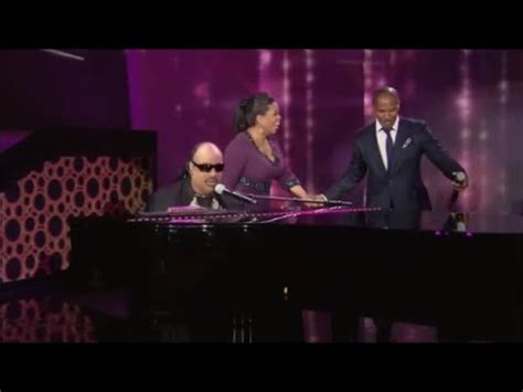 Jamie Foxx And Stevie Wonder Isn T She Lovely YouTube