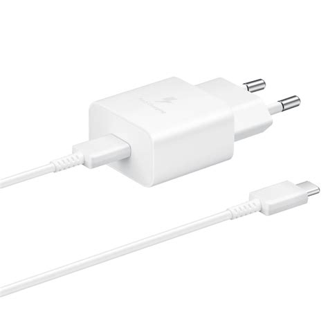 Samsung Wall Charger 15w Usb Type C Data Charging Cable 1m White