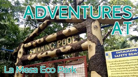 Adventures At La Mesa Eco Park Entrance And Swimming Pools [quezon City Philippines] Youtube