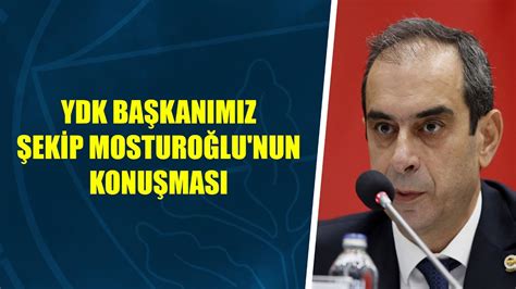 Yüksek Divan Kurulu Başkanımız Şekip Mosturoğlunun Yüksek Divan Kurulu