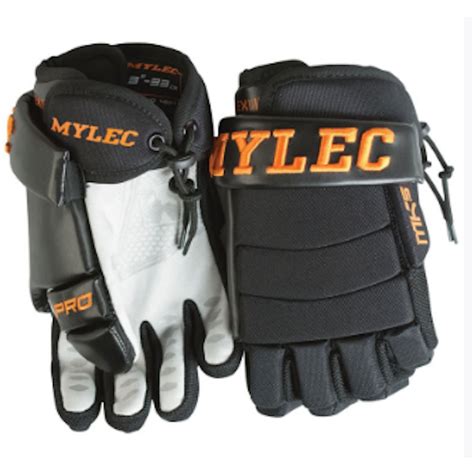 MyLec MK5 Hockey Gloves, Hook Closure for Perfect Fit, 3-Roll Design