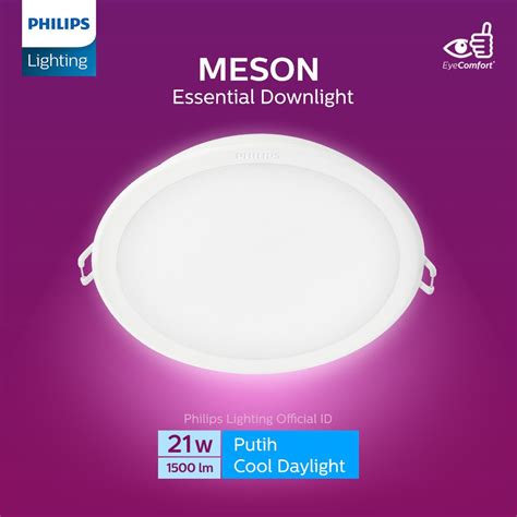 Jual Philips Downlight 59469 MESON 175 21W 65K WH Recessed LED Putih