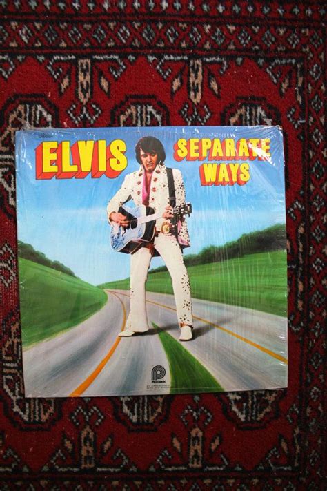 Elvis Presley Seperate Ways Vintage Vinyl LP Elvis Elvispresley