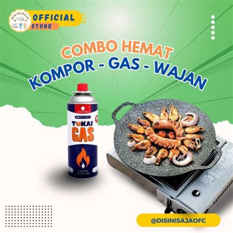 Jual Kompor Portable 2 In 1 Gas Kaleng Dan Lpg Kompor Gas Di